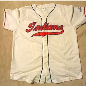 Rare Cleveland Indians Old School Bob Feller Jersey Cleveland Fox Sports TV!